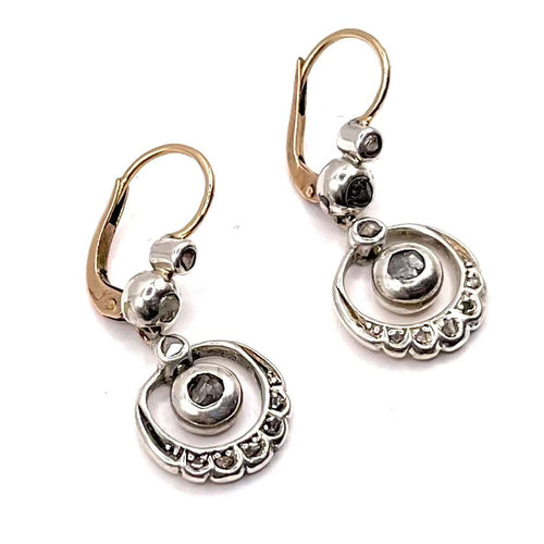 1043. Art-Deco-Ohrringe mit Diamanten