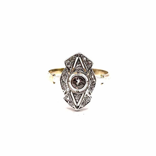 1039. Art-Déco-Ring mit Diamanten