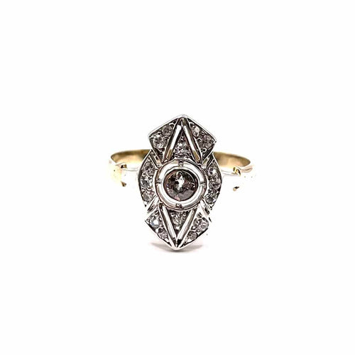 1039. Art-Déco-Ring mit Diamanten
