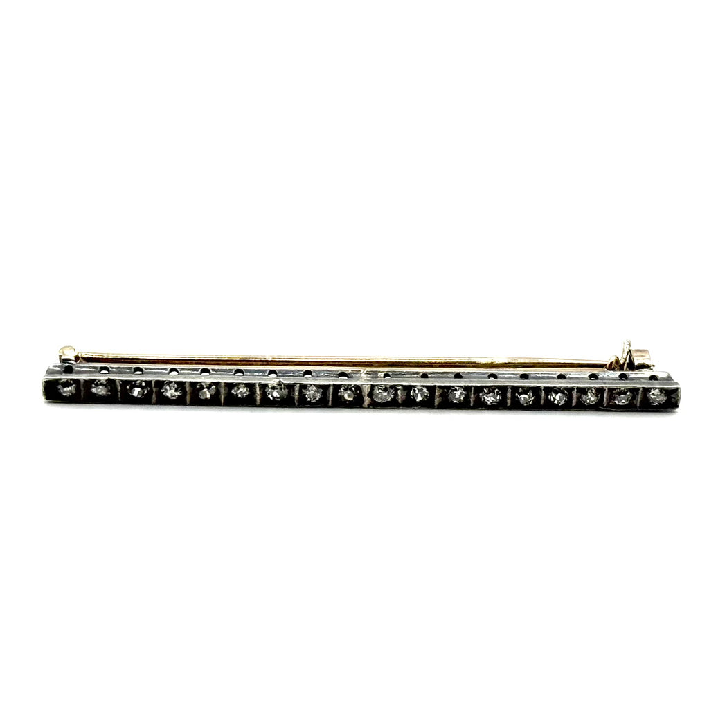 SF704. Art Deco Arany Bross Gyémánttal