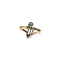 SF1057. Bague en or Art déco avec diamant.