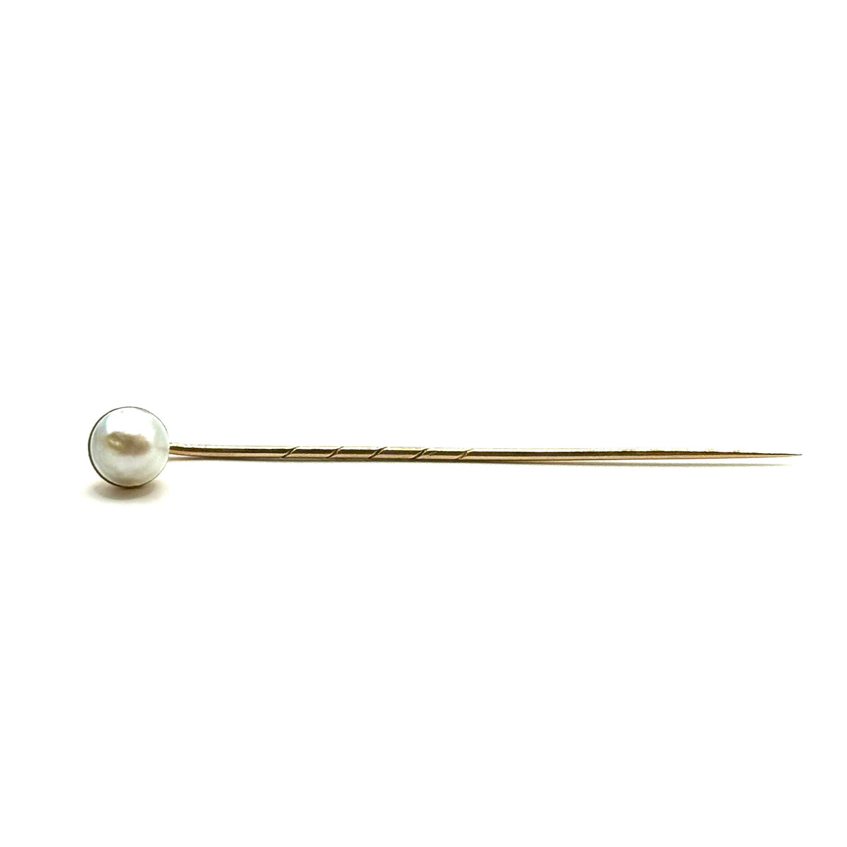 SF675. Antique Gold Brooch with Pearl.