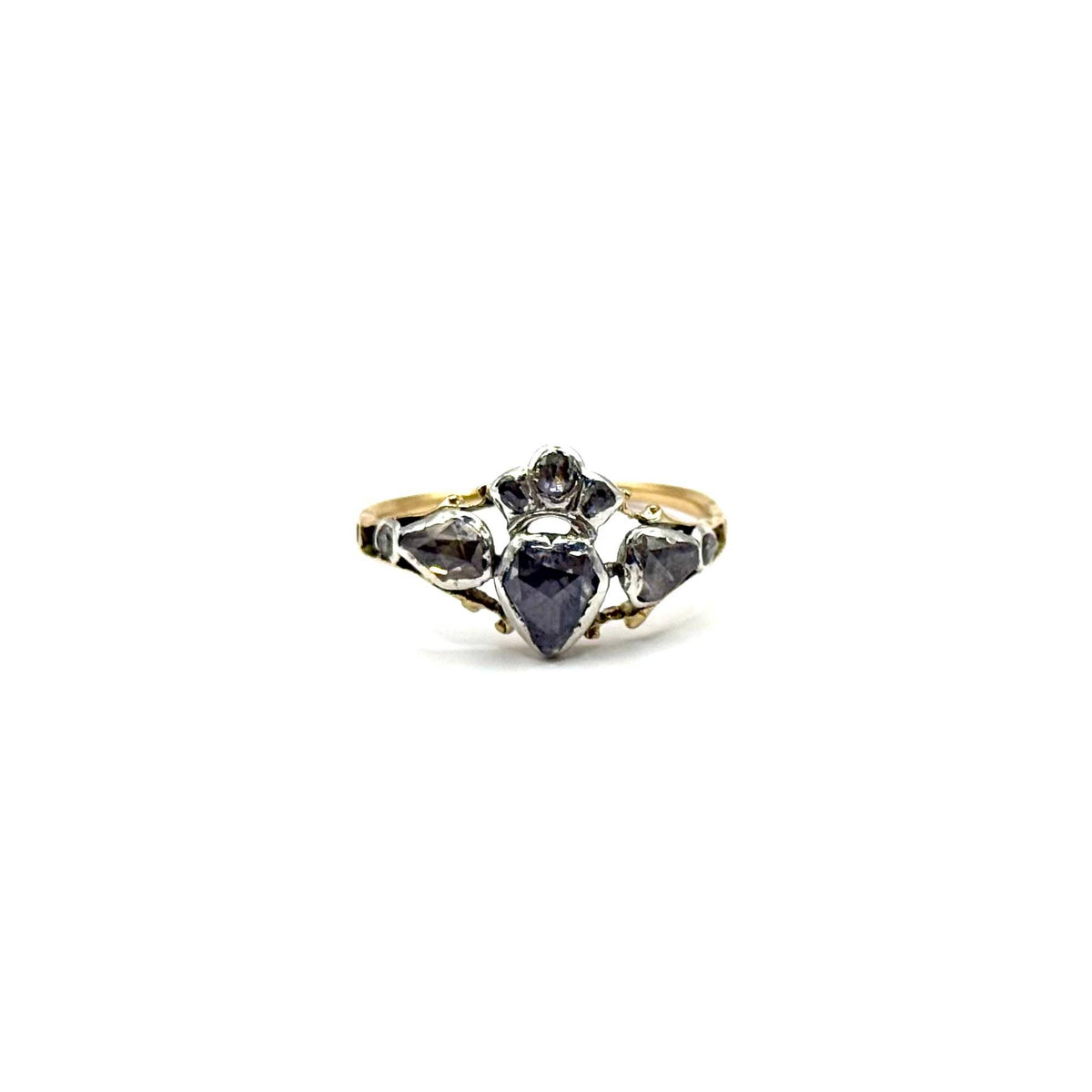 5036. Bague en Or Victorienne avec Diamant