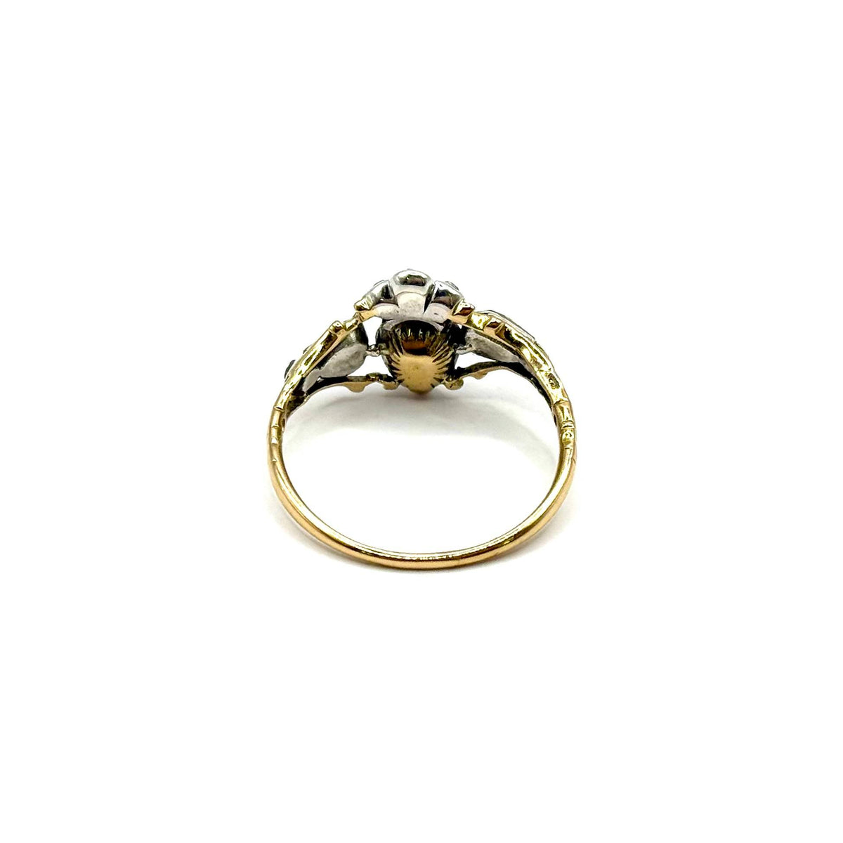 5036. Bague en Or Victorienne avec Diamant