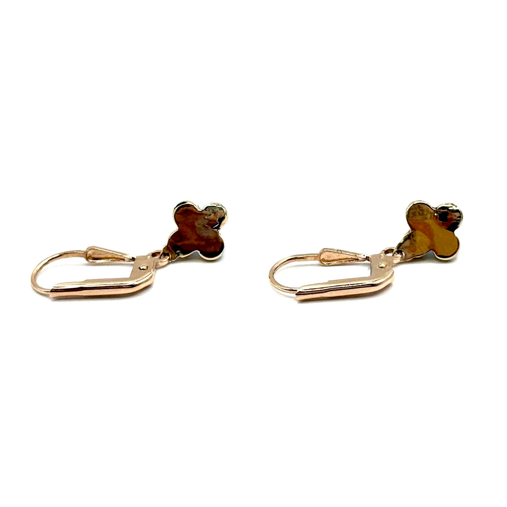R369. Pendientes de oro Art Déco con turquesa.