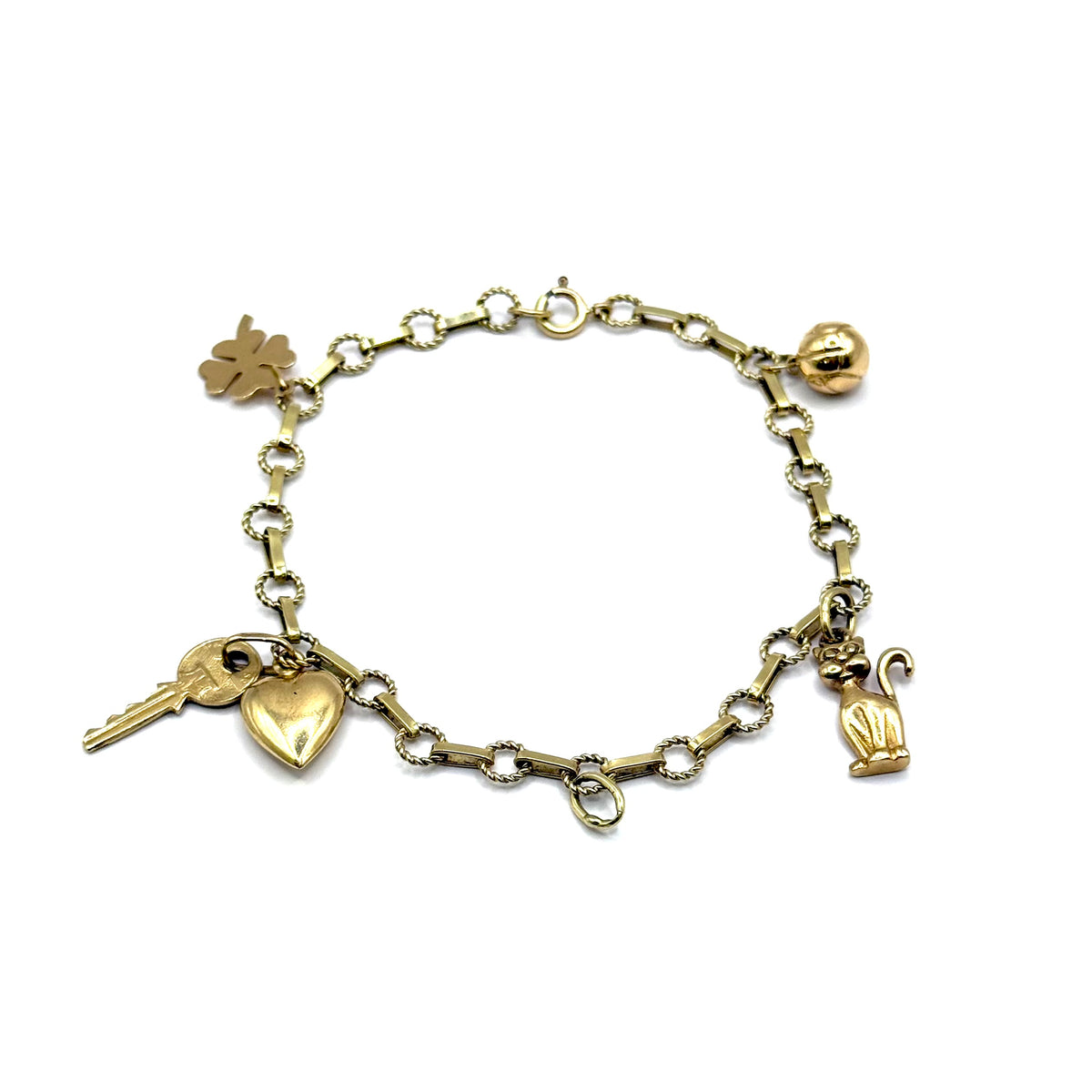 SF976. Pulsera Zsuzsu de oro vintage.