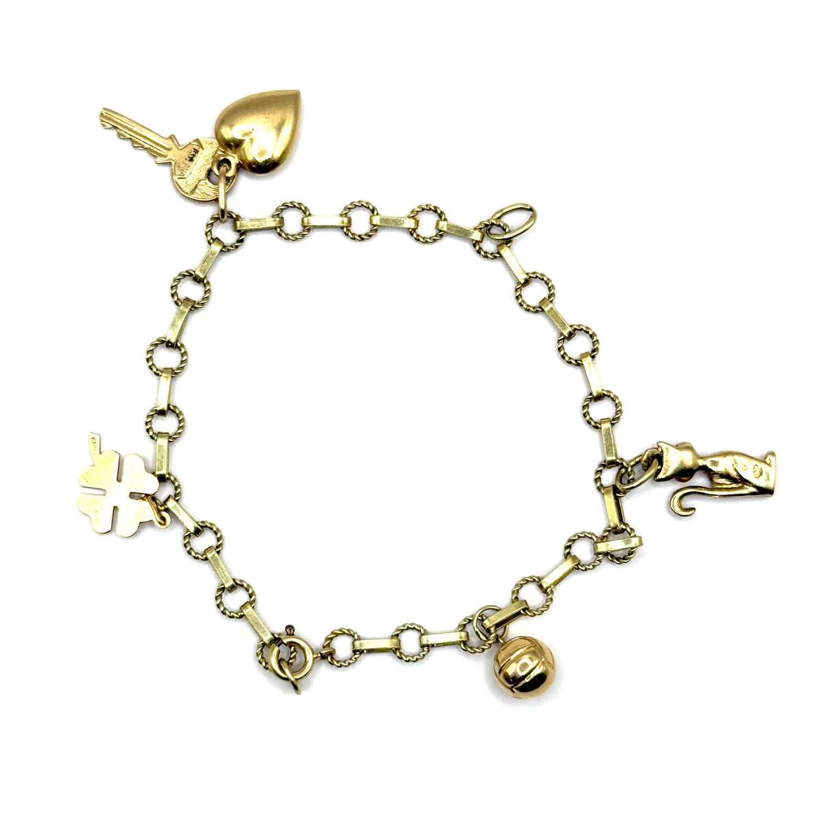 SF976. Pulsera Zsuzsu de oro vintage.