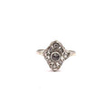 0293. Art Deco prsten s diamanty