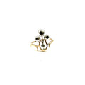 5225. Jugendstil Goldring mit Diamant